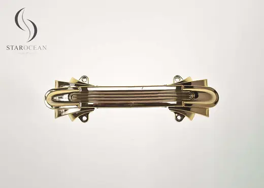 High Reinforced Plastic Coffin Handles with Gold Metallization Coating P9006