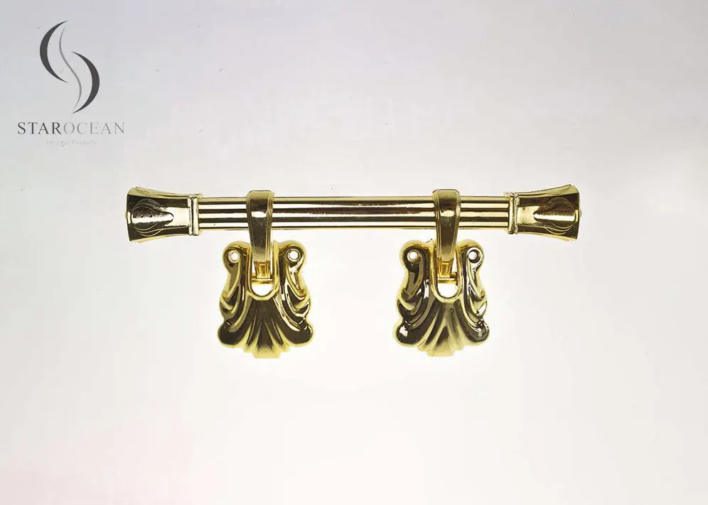 Gold Swing Bar Design Wholesale Coffin Handles Size Eco Friendly Material P9007 view 1