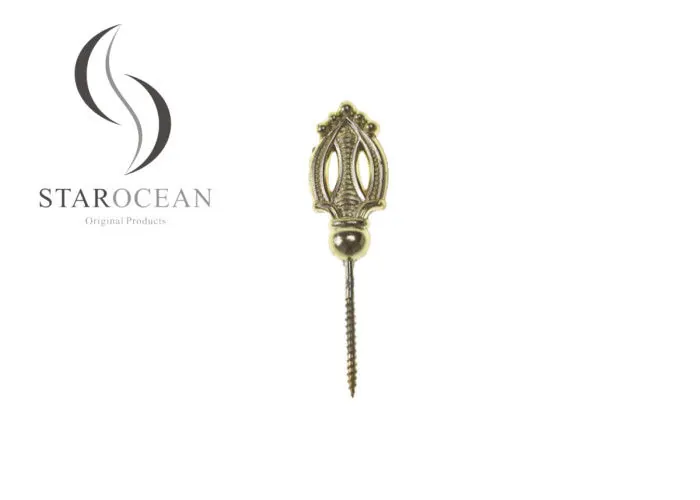 Golden Hard Plastic Coffin Screws Funeral Accessories Lightweight and Durable PS04 view 1