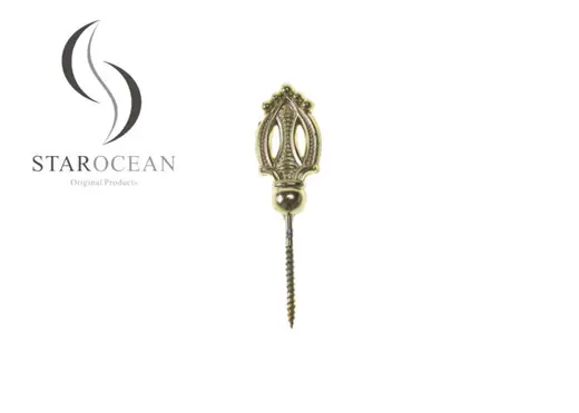 Golden Hard Plastic Coffin Screws Funeral Accessories Lightweight and Durable PS04