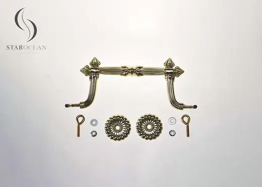 Lift Weight 120kg Casket Handles Coffin Hardware 6mm Steel Wire Reinforced P9011
