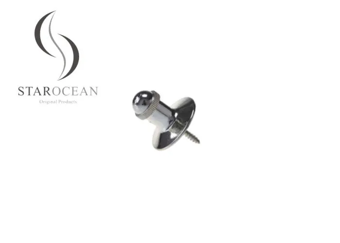 Silver UFO Shape Plastic Coffin Screw Accessories Coffin Decoration PS08 view 1