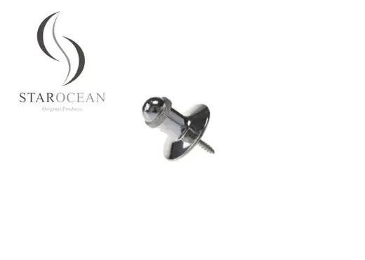 Silver UFO Shape Plastic Coffin Screw Accessories Coffin Decoration PS08