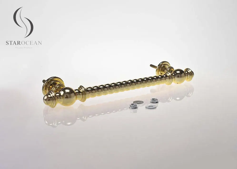 Plastic Helical Reinforced Coffin Handles Electronic Plating Treatment SGS Approved P9012 view 2