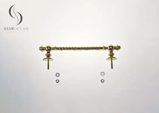 Plastic Helical Reinforced Coffin Handles Electronic Plating Treatment SGS Approved P9012