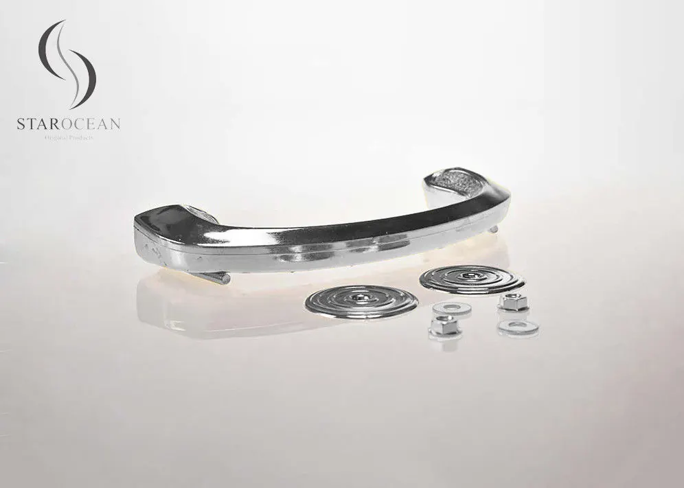 Silver Customized Color Plastic Coffin Handles Heavy Duty Resistance in 120kg P9014 view 2