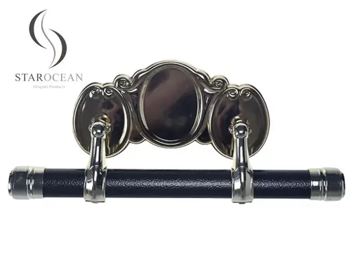 Plastic Panel Delicate Design Casket Handle Hardware Set with Zinc Alloy Hinge SW-B