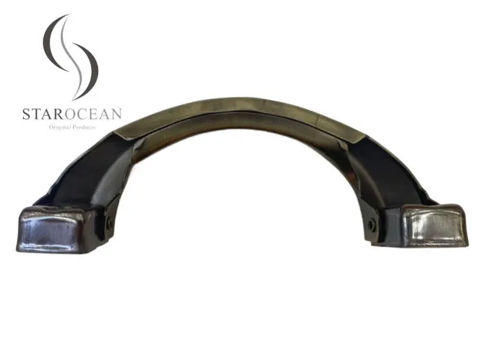 Steel Exquisite Antique Coffin Handles Wholesale Environmentally Friendly Sh001 view 2
