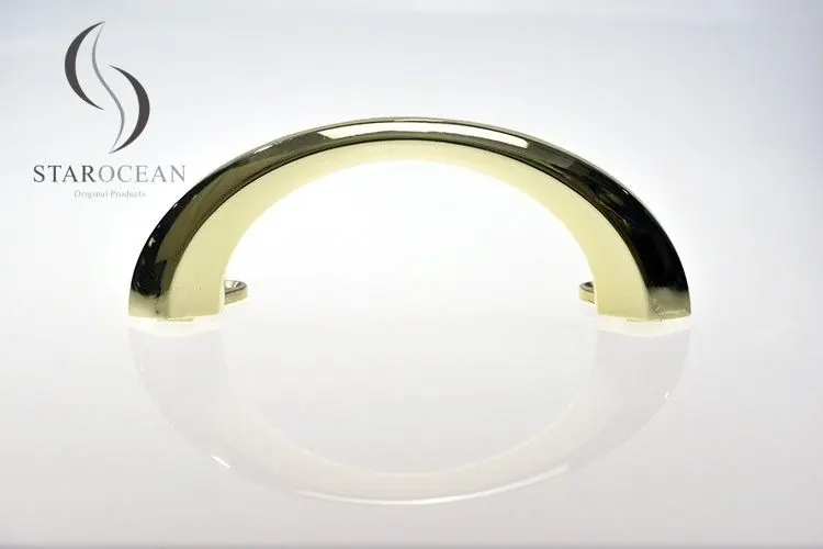 Zamak Material Coffins and Caskets Accessories Shining Gold Plating ZH004 view 1