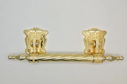 Zamak Metal Coffin Handle Zinc Alloy Material European Style in Gold Plating ZH005