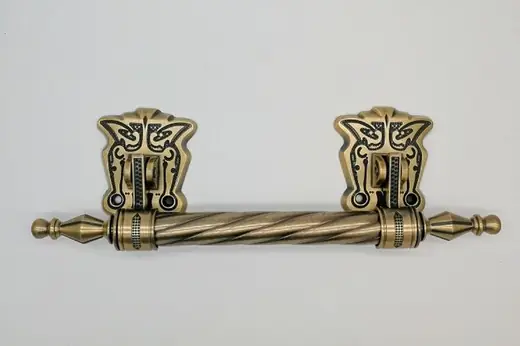 Custom Length European Style Brass Metal Coffin Handle, Zinc Alloy Material ZH005