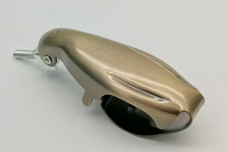 Steel Casket Hardware ZA07 with Casket Armed Durable in Antique Brass Color view 2