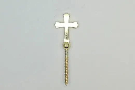 Gold-Plated Color Cross-Shaped Coffin Screw Cover High Quality Wholesale ZS11