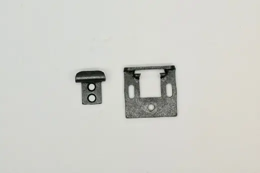 Casket Lid Hinge Coffin Accessories Black Appearance OEM / ODM Acceptable