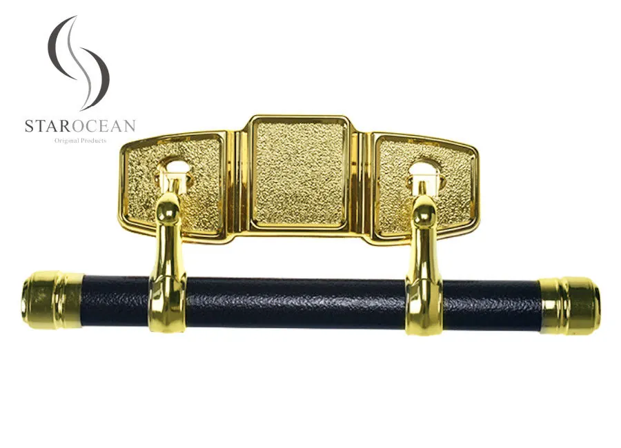 Gold Classic Design European Style Heavy Lifting Coffin Hardware Kit PP Panel SW-E view 1