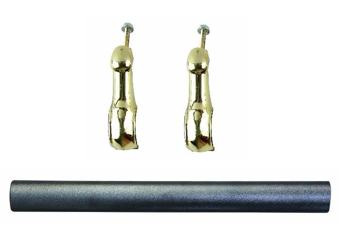 Bronze Electroplated Coffin Swing Pole High Durability Short Pole Set Wholesale SW-F view 3