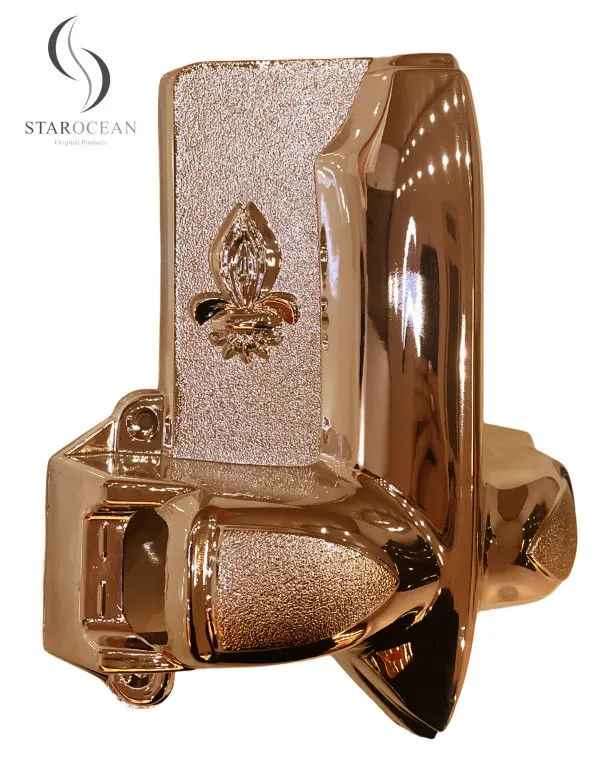 Wooden Casket Corner Bronze Plating , High Quality and Competive Price 2# B view 3