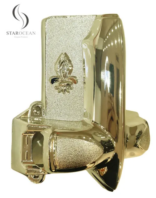 Shining Gold Color PP Recycle Casket Corner Casket Decoration and Handles 2# LG view 3