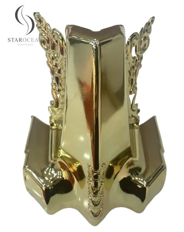 Light Gold Color PP Casket Fitting Coffin Corner Die Catings by Mould 3# LG view 3