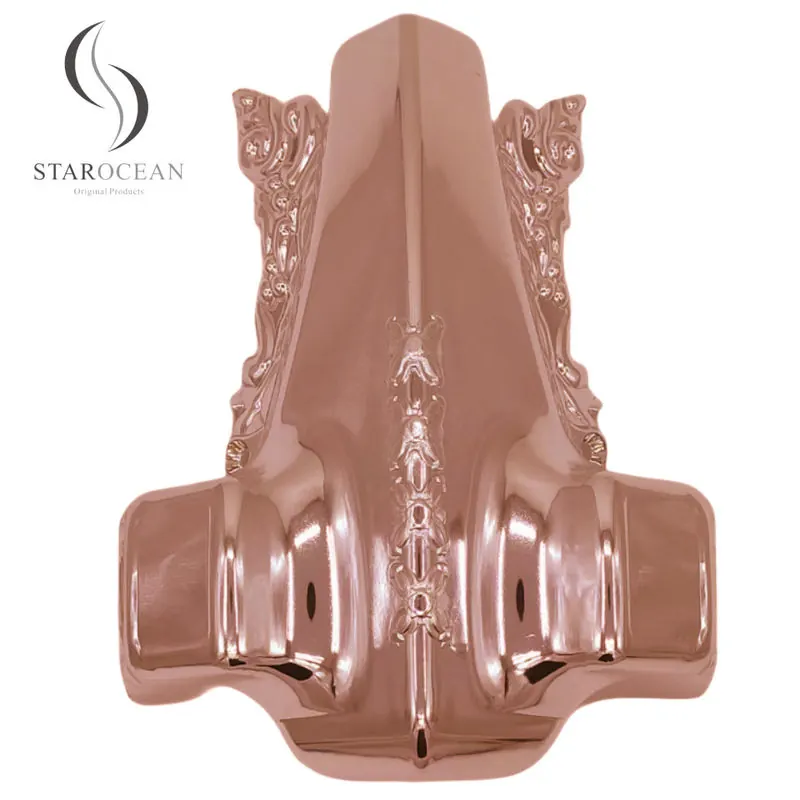 Bronze Plastic Coffin Corners with Different Colors Spray Paint Funeral Supplies 3#B view 3