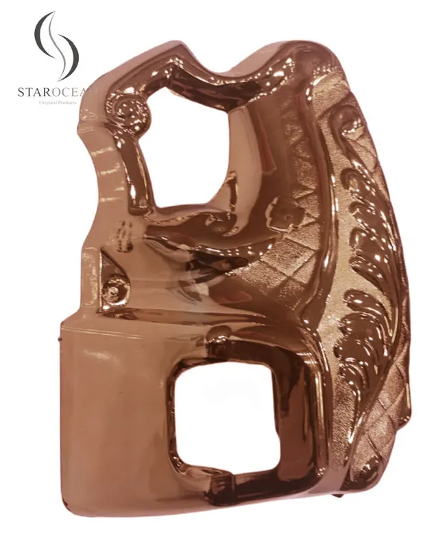Bronze Plastic Coffin Corners, American Style Coffin Handles and Decorations 4# B view 3