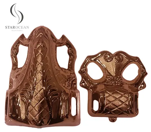 Bronze Plastic Coffin Corners, American Style Coffin Handles and Decorations 4# B