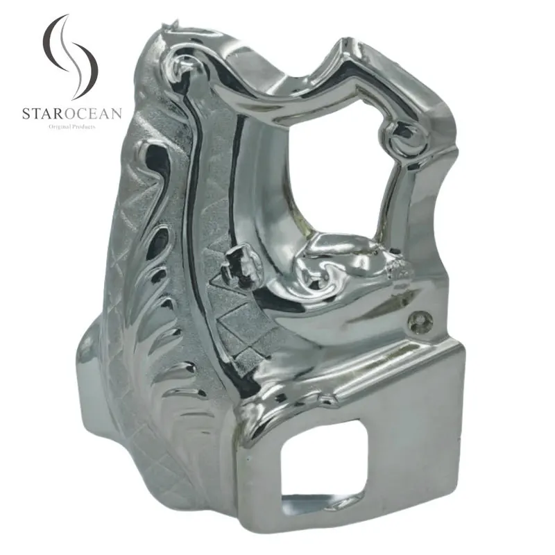 Shiny Silver Plastic Coffin Corners Coffin Handles and Accessories Supplier 4#S view 2