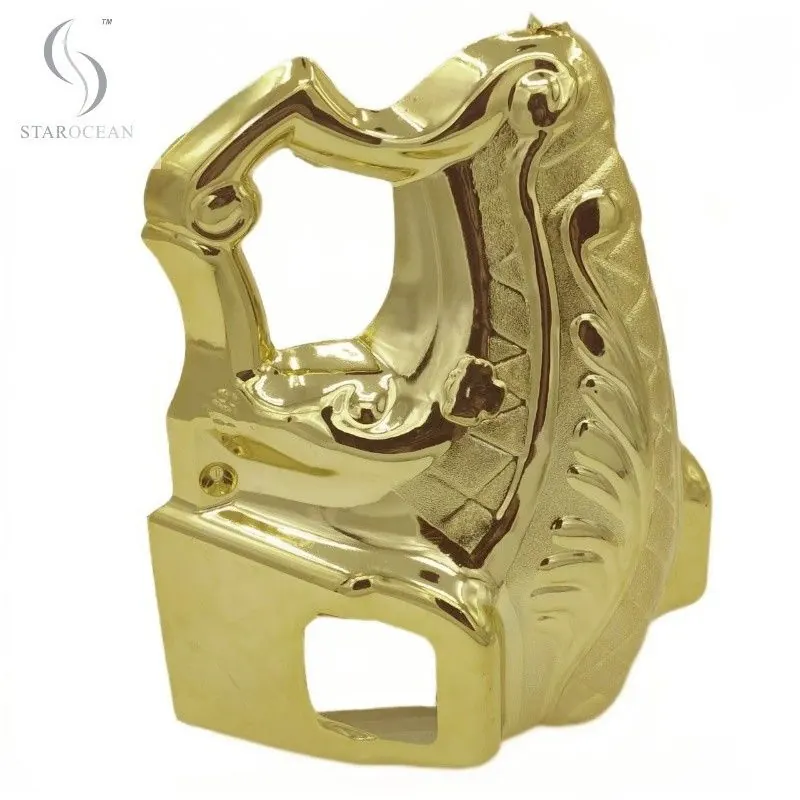 Light Gold Coffin Corner Accessories Funeral Products Manufacturer 4# LG view 2
