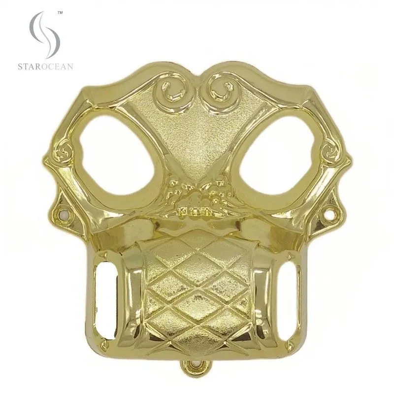 Gold Plating Coffin Ornaments 4#G , Customized Coffins and Caskets Accessories view 3