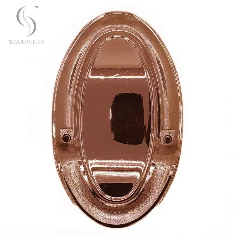 Electroplated Bronze Plastic Coffin Corner Coffin Hardware with Steel Pipe 6# B view 2
