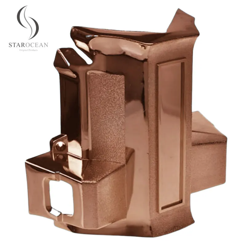 Bronze Plastic Coffin Corner Set with Lugs and Steel Bars Premium Accessories 7# B view 3