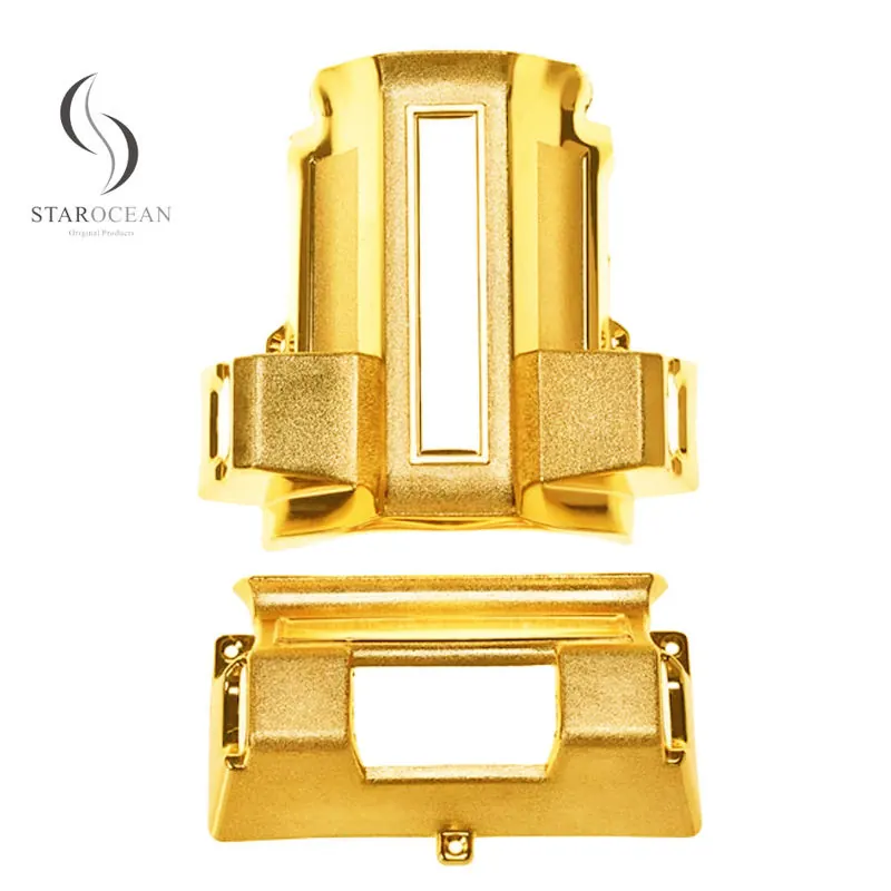 Gold Plating ABS Custom Coffin Corners Set American Style High Durability 7#G view 1
