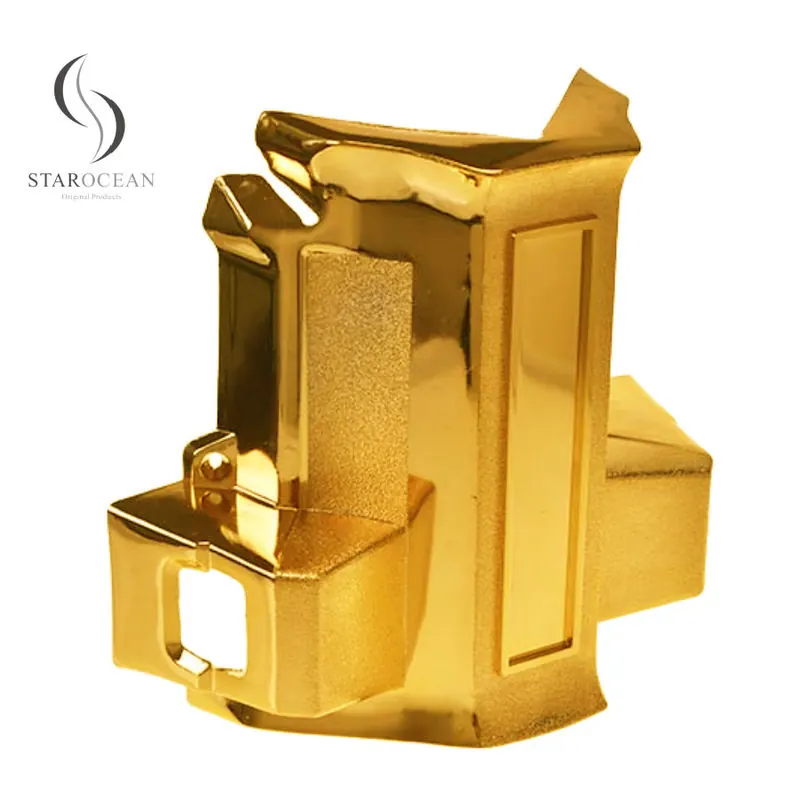 Gold Plating ABS Custom Coffin Corners Set American Style High Durability 7#G view 2