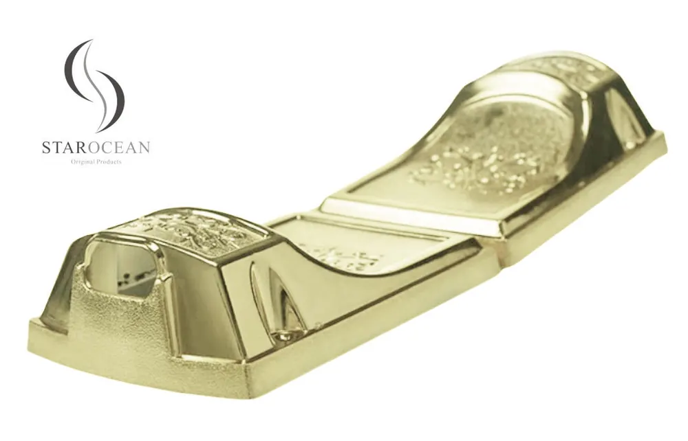 Light Gold Custom PP Material Coffin Handles and Decorative Coffin Corners 8# LG view 3