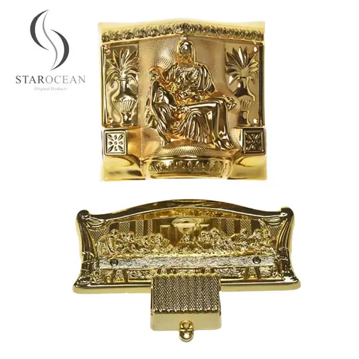 Christian Style Coffin Hardware, Coffin Corner Decorations for Funeral Events