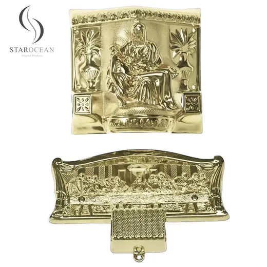Luxury American Casket Corner 9# LG in Light Gold Color and High Quality