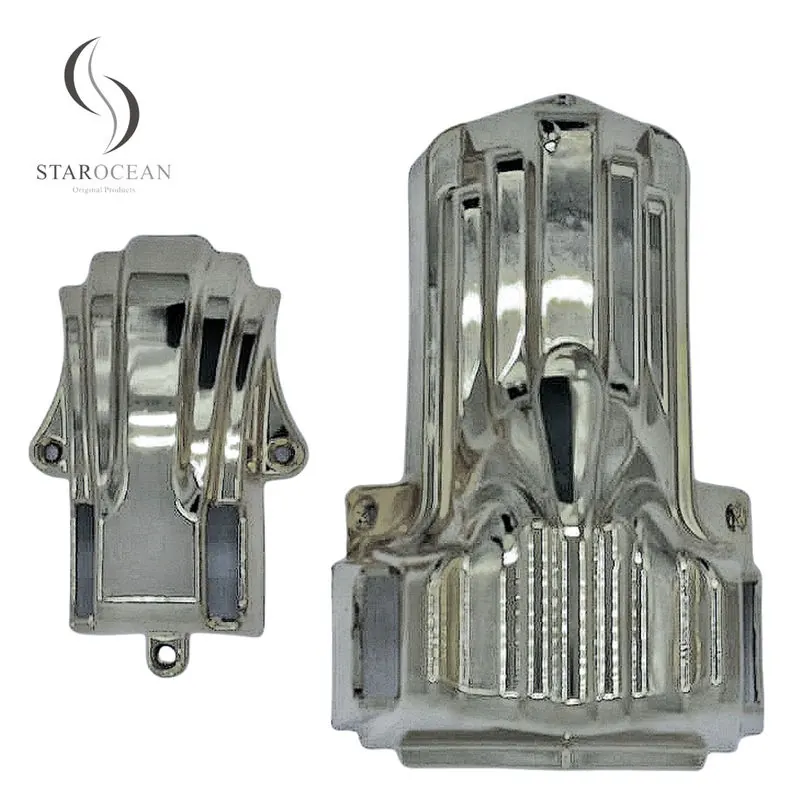 Silver PP/ABS Material Coffin Corner Personalized Coffin Hardware Supplier 11# S view 1