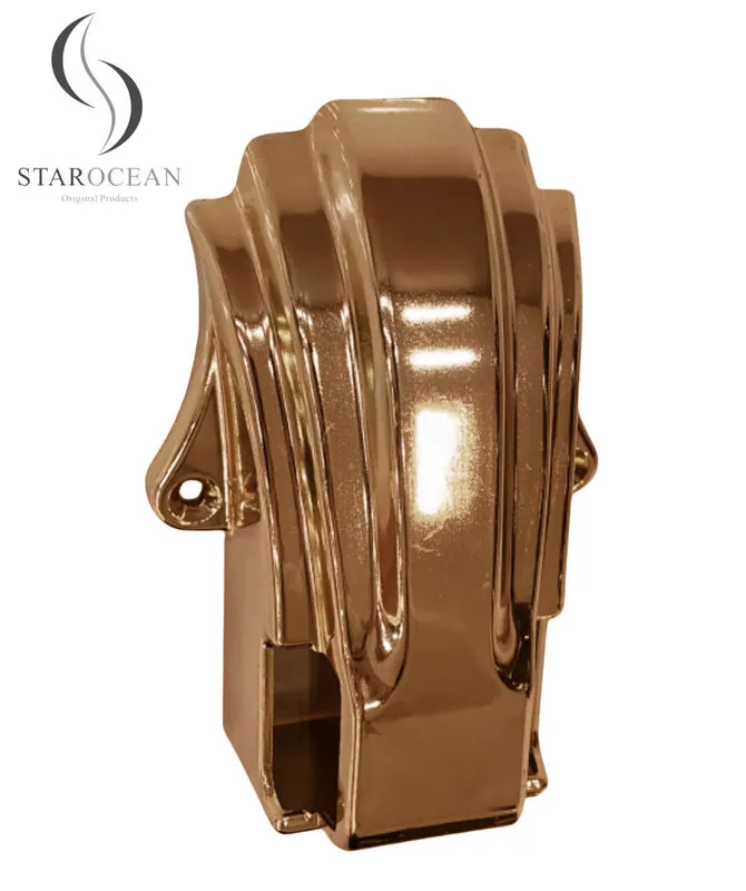 American Style Funeral Coffin Accessories Coffin Corner Customized Copper 11# B view 2