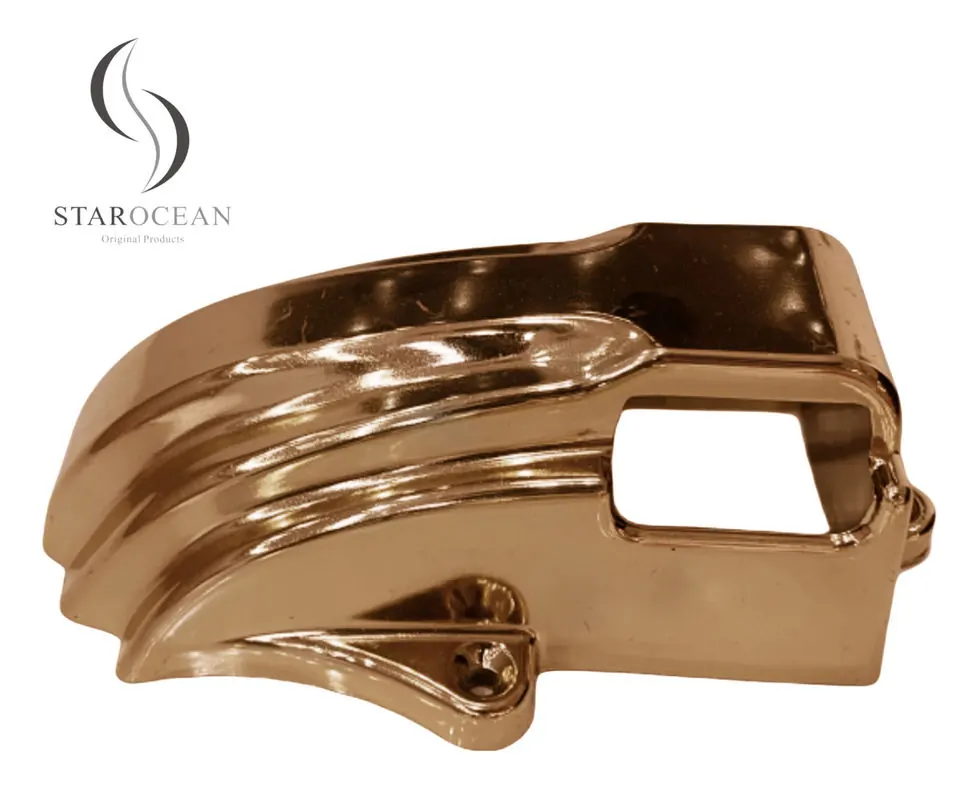American Style Funeral Coffin Accessories Coffin Corner Customized Copper 11# B view 3