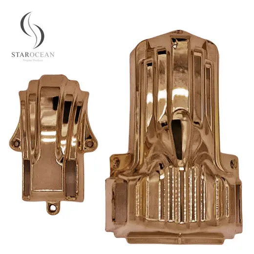 American Style Funeral Coffin Accessories Coffin Corner Customized Copper 11# B