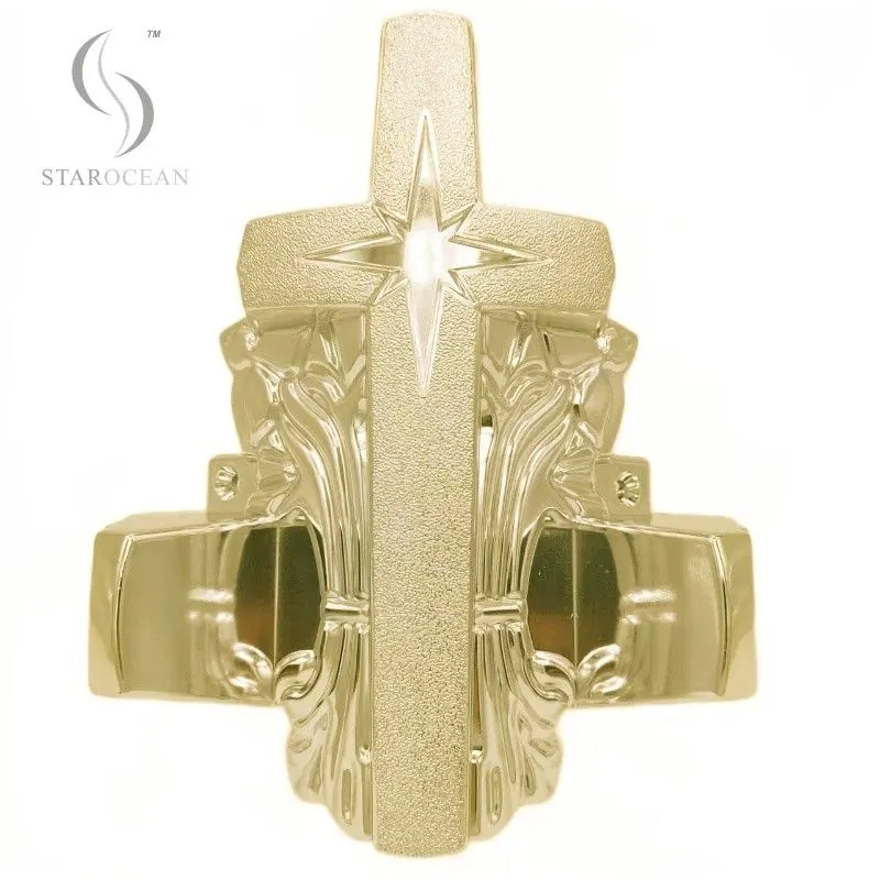 18K Light Gold ABS Plastic Coffin Corner Coffin Ornament Funeral Interment 12# LG view 2