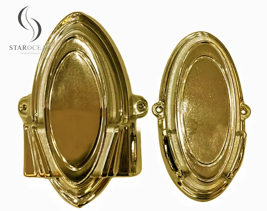 Customized American Style Gold Coffin Corners,Coffin Fixed Handle SGS Certified 13#G view 1