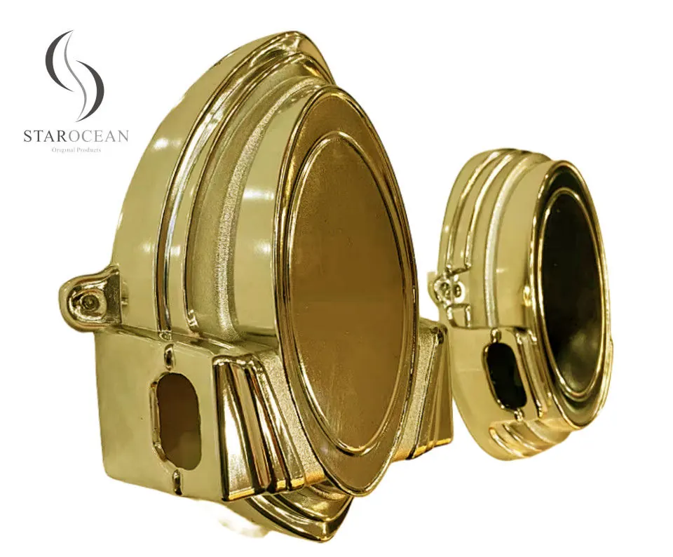 Customized American Style Gold Coffin Corners,Coffin Fixed Handle SGS Certified 13#G view 2