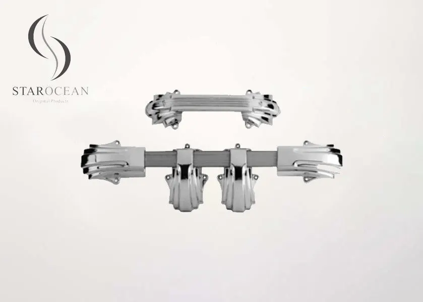 Silver Plating Decorative Casket Handles Casket Hardware Free Samples 16# (P9006set) view 1