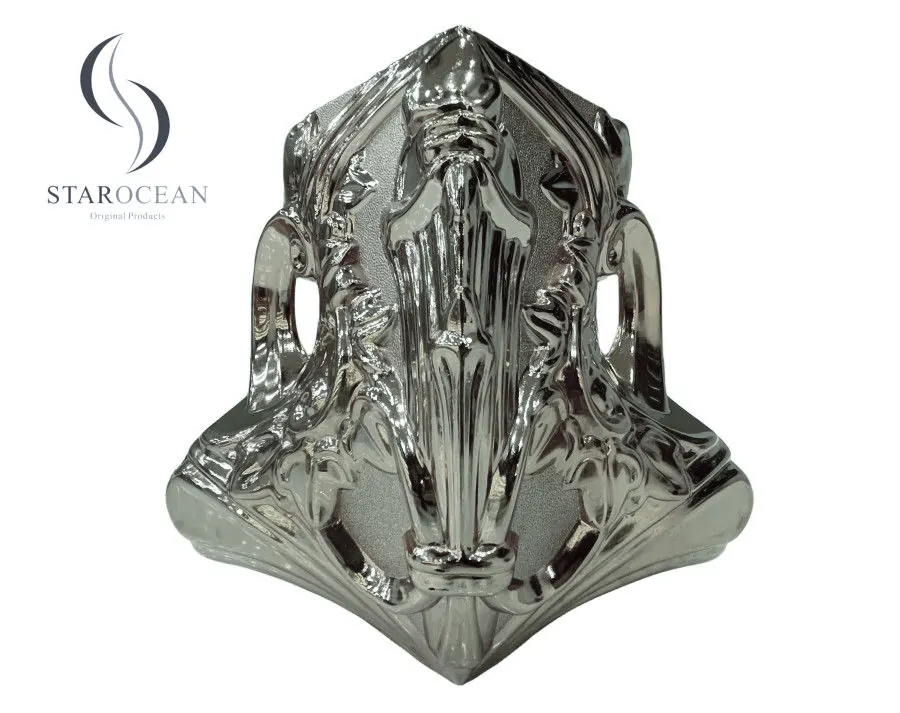 Silver Plastic Christmas Style Coffin Corner, Funeral Accessories Supplier17# S view 3
