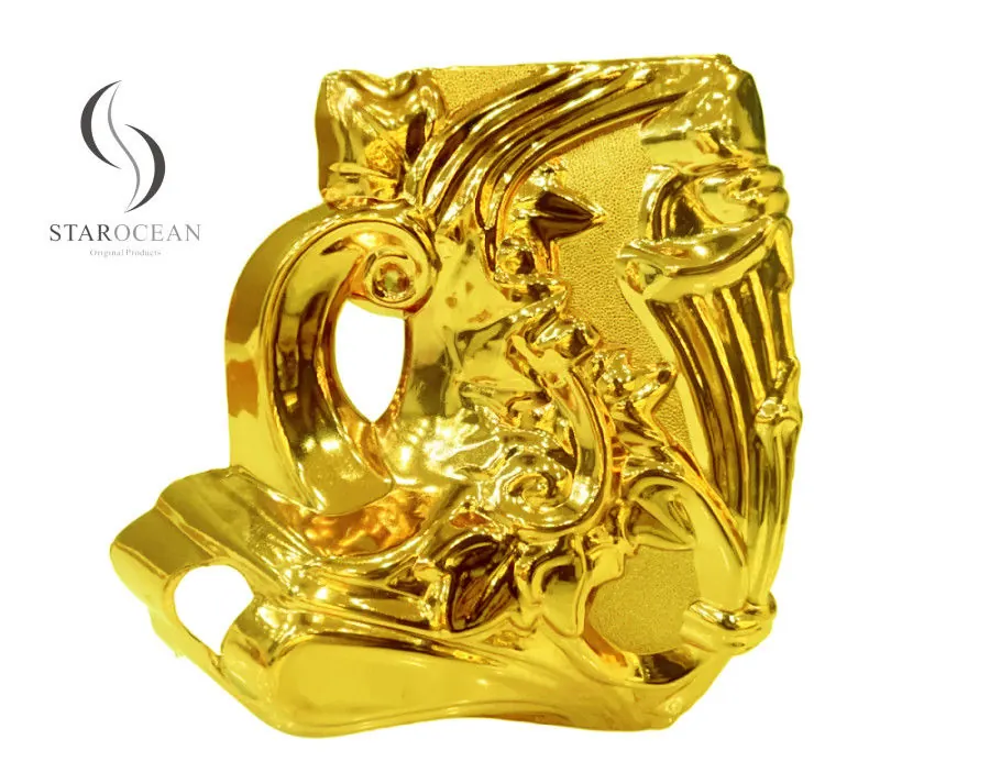 24K Gold Premium Coffin Corner Funeral Products for Wooden Coffin Handles 17#G view 2