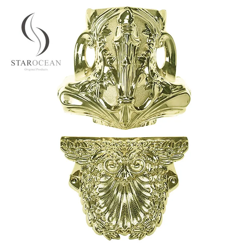 Extra Large Ornate Coffin Corner American Coffin Accessories Funeral Supplies 18#G view 1