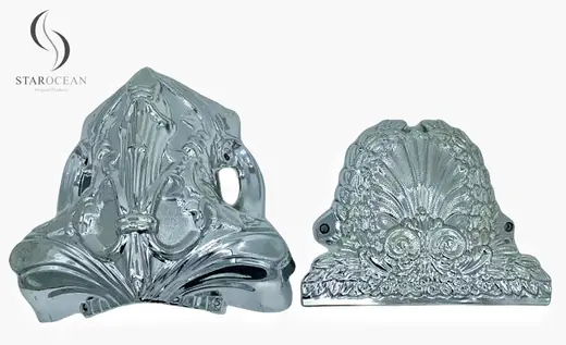 Silver Plating High-Strength Metal Coffin Accessories for Funeral Ornamentation18#
