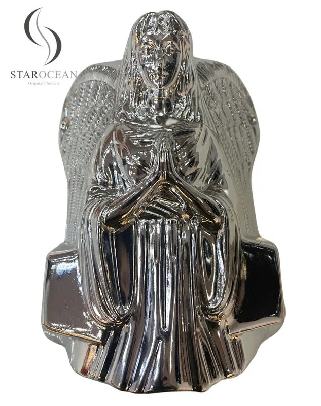 Plastic Silver Coffin Corner Accessories for Funeral Interment Ornamentation19# S view 3