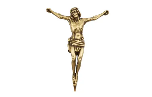 Christ Tombstone Decoration TD021 in Brass Material 290*220mm Dimension